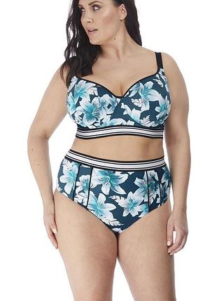 Купальник роздільний elomi island lily 7223-7224 85i/2xl petrol (zik0000023090)