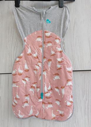 Евролепешка кокон спальник love to dream swaddle up quilted cotton 2.5 tog