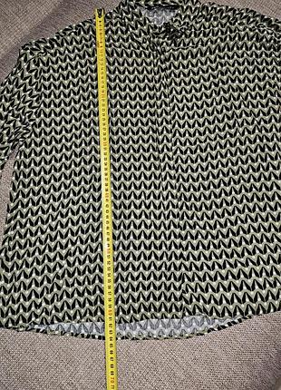 Блуза оливковое zara 100% вискоза 5