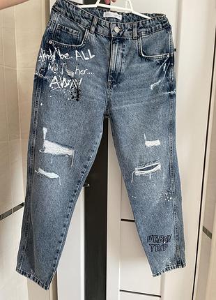 Гарні джинси zara на хлопчика 13-14 років