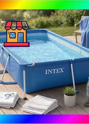 Bs каркасный бассейн для best mix дачи (260х160см) intex, каркасные сборные бассейны, каркасный бассей bas77/n