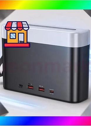 Bs повер банк для best mix одновременной зарядки трех устройств hoco (50000 mah/ 22.5w), фонарь паверб bas77/n