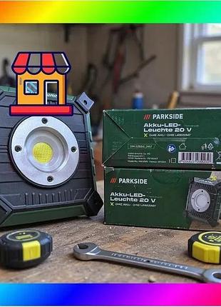 Bs прожектор акумуляторний ручний best mix 2200lm parkside (німеччина), ліхтар прожектор ручний акумул bas77/n