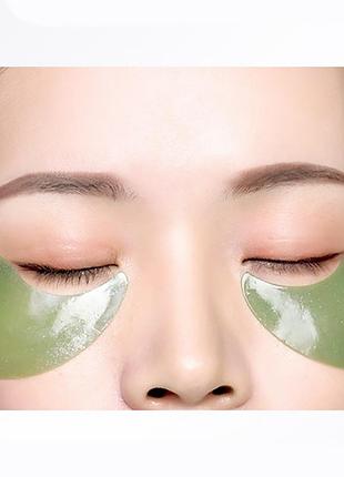Гідрогелеві патчі з водоростями bioaqua hydrating moisturizing eye mask 80 г 6