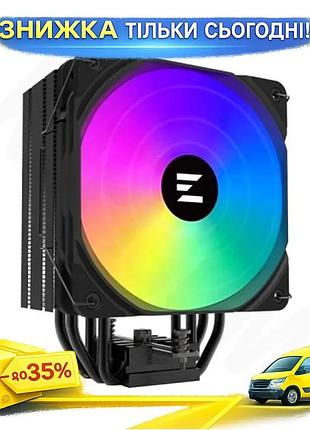 Ku кулер для процессора universal fit zalman 120 мм argb для intel amd охлаждения до 220 вт. uni2l_k