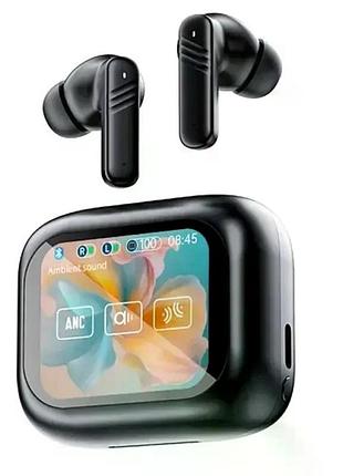 Бездротові навушники lx10 tws • tws-навушники lx10 earbuds bluetooth 5.4 з led-дисплеєм, anc та enc