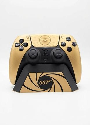 Подставка для джойстика ps5 dualsense 007 gun barrel / держатель для геймпада «джеймс бонд 007»