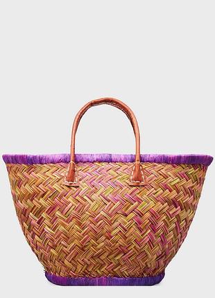 Сумка пляжная le comptoir de la plaage aravola round_729 one size фиолетовый (zik0000029238)