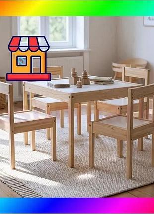 Bs комплект стілець і best mix стіл дитячий ikea, набір столик і стільчик дитячий, столик дитячий стіл bas77/n