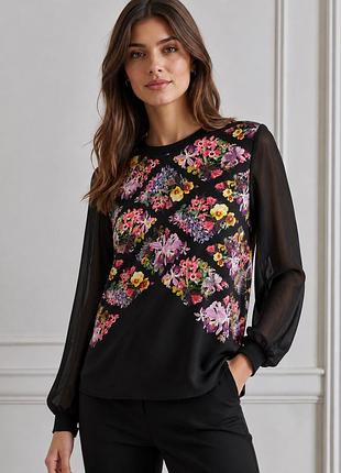 Блуза ted baker hayles lost gardens з орхідеями