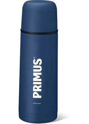 Термос primus vacuum bottle 0.75l, темно-синий