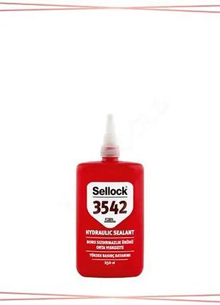 Герметик фіксатор гідравлічний selsil sellock 3542 коричневий силіконовий нейтральний 50 мл для внутрі sku_20v249