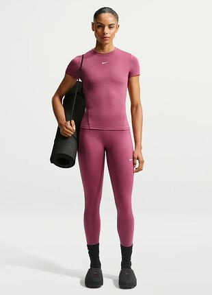 Жіночий комплект nike one fitted футболка ir1895-654 лосини hj9195-654 розмір: s