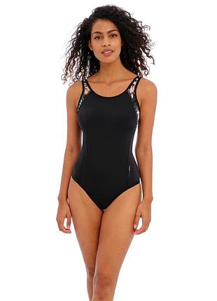 Купальник спортивный freea active swim 3969 85g jungle black (zik0000027104)