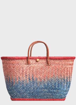 Сумка пляжная le comptoir de la plage aravola mm_bicolor_653 one size красный-синий (zik0000027951)