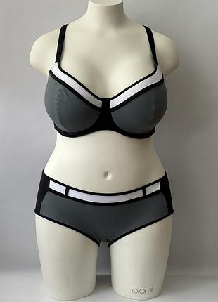 Купальник роздільний freya bondi 3962-3966 з м'яким ліфом бікіні sweetheart 75j/m black (zik0000020020)