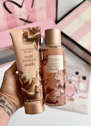 Спрей та лосьйон для тіла bare vanilla brûlée victoria’s secret