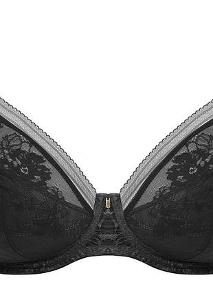 Бюстгальтер fantasie fusion lace 102314blk фірмовий якісний для великих розмірів 80f black (889501943685 )