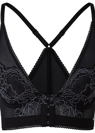 Бюстгальтер gossard sport lux 14508 англійська преміум бралетт мереживо декольте 80f black (zik0000026527)