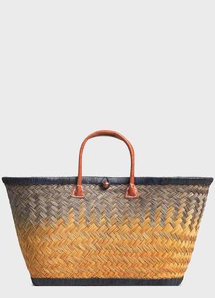 Сумка пляжная le comptoir de la plage aravola mm_bicolor_356 one size серый-коричневый (zik0000027944)