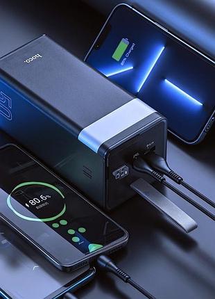 Bs фонарь с павербанком best mix hoco (50000 mah/ 22.5w), фонарь павербанк, повер банк помощник, павер bas77/n