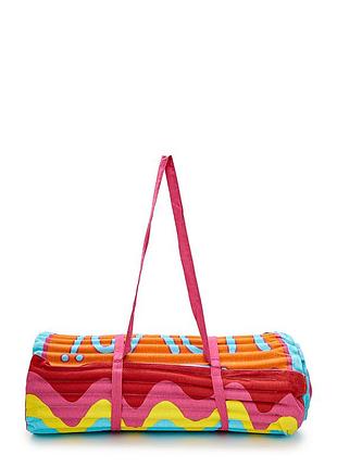 Пляжний матрац le comptoir de la plage tropical 60x180 cм легкий французький стиль для відпочинку біля моря one size блакитний з