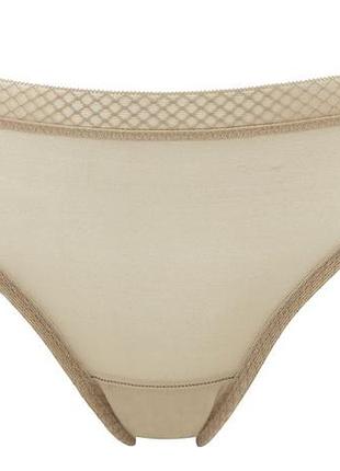 Трусики gossard glossies 6273 сліпи м'які прозорі з еластичним поясом s nude (5053014408336)