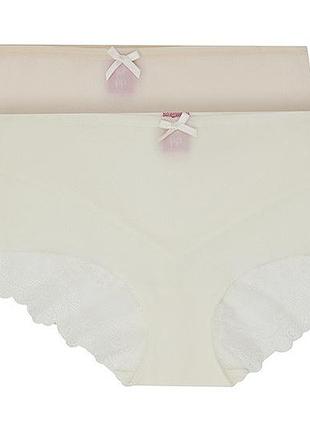 Набор трусиков pretty polly nicola es055l 2pp s pink ivory (5053014561574)
