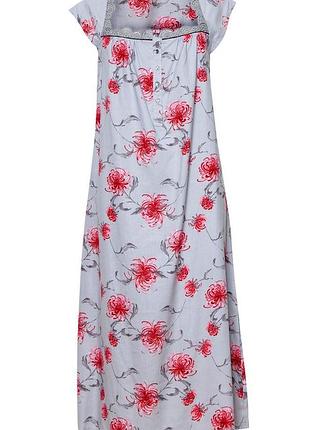 Рубашка ночная nora rose nancy 1326 10/s floral print (5051877288454)