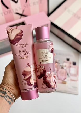 Спрей та лосьйон для тіла pure seduction brûlée victoria’s secret