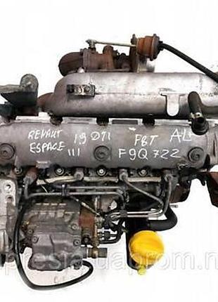 Двигатель renault espace iii 1.9 dti f9q722