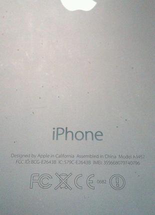 Смартфон apple iphone 5s a1457 7
