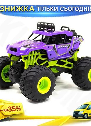Ku автомобіль bigfoot off-road universal fit з р/к violet 1:16 радіокерована машинка для дітей від 8 р uni2l_k