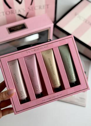 Подарунковий набір кремів для рук victoria’s secret bare,tease,bombshell,daring