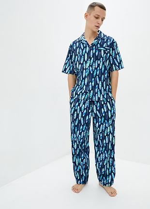 Пижама мужская cyberjammies elliot 6562-6563 m surfboard print (zik0000025636)