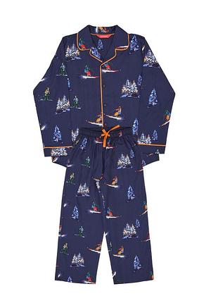Піжама дитяча унісекс cyberjammies alpes 3086_nay 4-5 років/110 см синій з лижним принтом (zik0000028248)