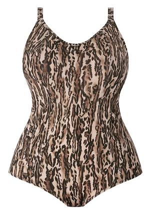 Купальник суцільний elomi fierce 7200 18/2xl коричневий (889501147878 )