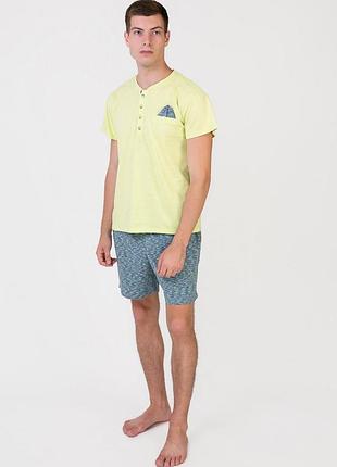 Пижама мужская homewear mad 33448 комфорт в подарок l lime (3700467733448)