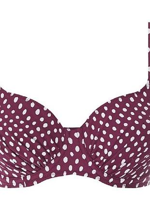 Купальний ліф fantasie santa monica 6720 full cup підтримка бюста великий розмір 75i garnet (889501017690 )