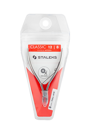 Кусачки для шкіри staleks classic лезо 8 мм nc-12-8