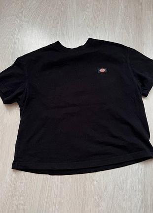 Жіноча чорна футболка dickies