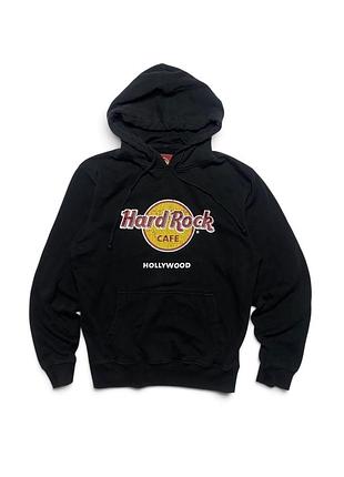 Чоловіче худі hard rock cafe hollywood вінтажний стиль чорне m