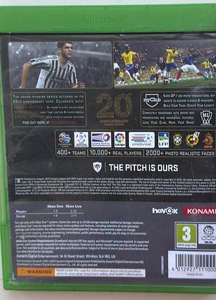 Pro evolution soccer 2016, б/в, російські субтитри - диск для xbox one 2