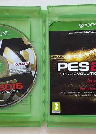 Pro evolution soccer 2016, б/в, російські субтитри - диск для xbox one 3