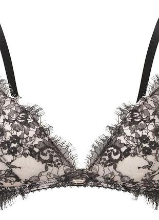 Бюстгальтер gossard vip dark romance 12605 британский элегантный треугольный без косточек 70d charcoal (5053014397388)