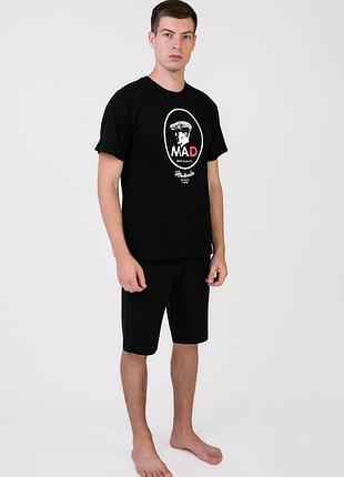 Пижама мужская homewear mad 19525 идея для стильного подарка m black (3700465520206)