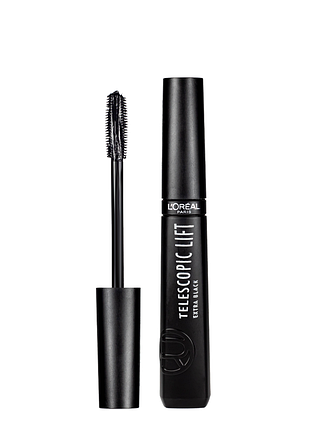 Туш для вій l'oreal paris telescopic extra black екстрачорна 9,9 мл daily skin care