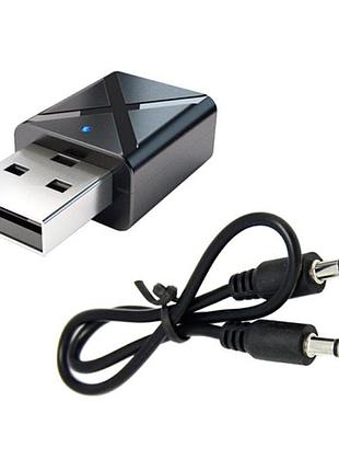 Мініатюрний usb-адаптер bluetooth 5.0 vikefon kn320, передавач та приймач звуку