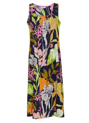 Рубашка ночная cyberjammies avery 0073 20/3xl синий с цветочным принтом (5051877488601)