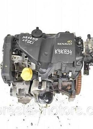 Двигатель megane iii fluence 1.5 dci k9k834